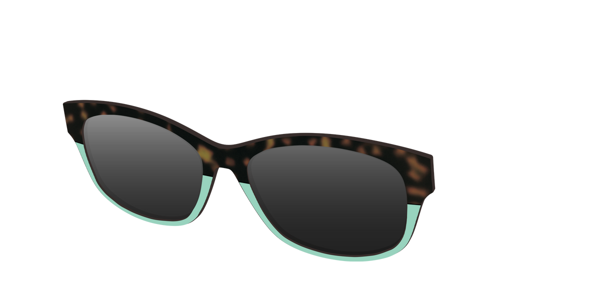 The Polarized Matcha Split Sun Top