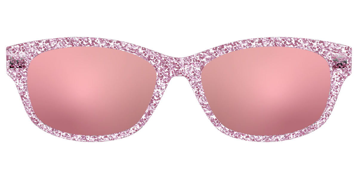 The Polarized Rose Gold Sparkle Sun Top