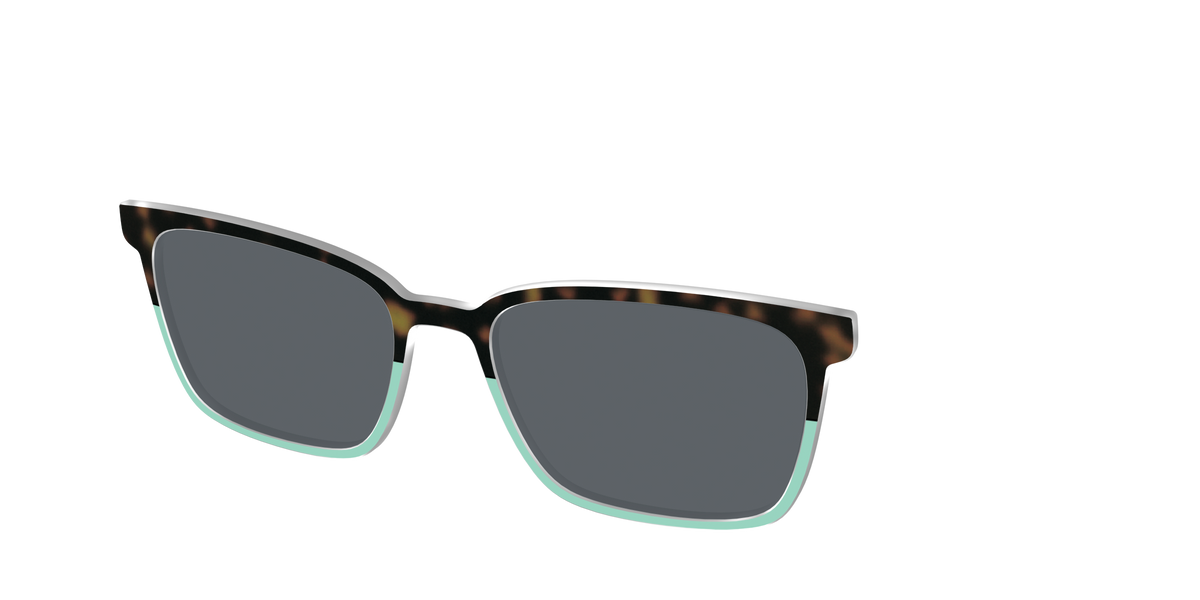 The Polarized Matcha Split Sun Top