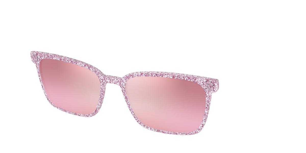 The Polarized Rose Gold Sparkle Sun Top