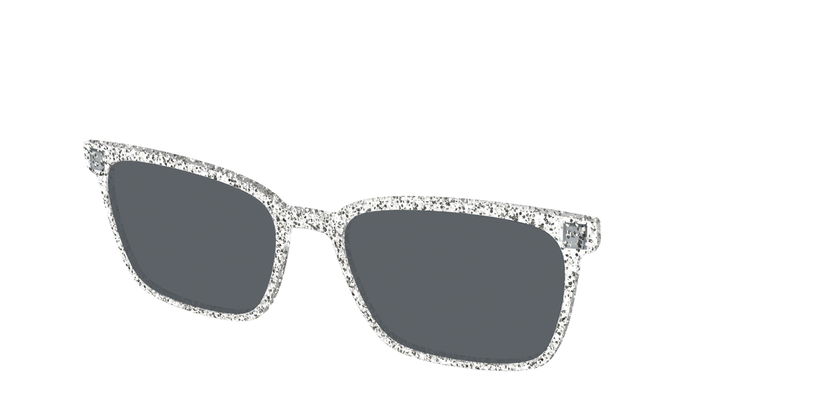 The Polarized Silver Sparkle Sun Top