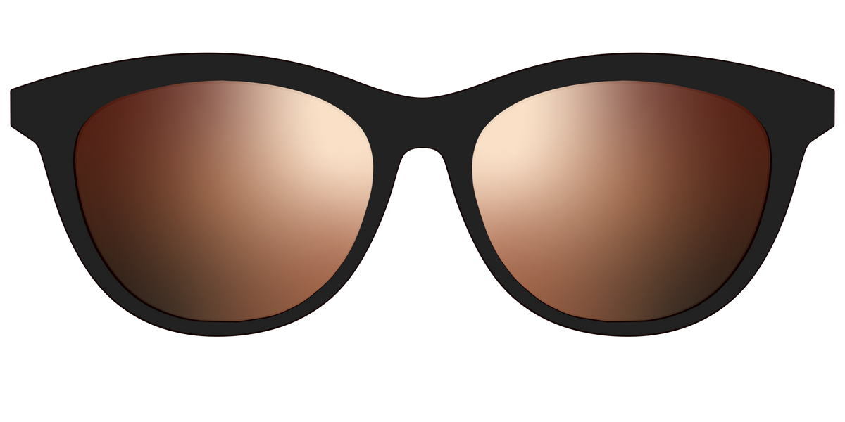 The Polarized Gold Reflective Sun Top