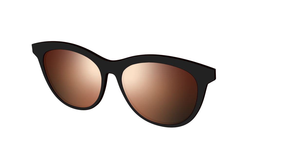 The Polarized Gold Reflective Sun Top