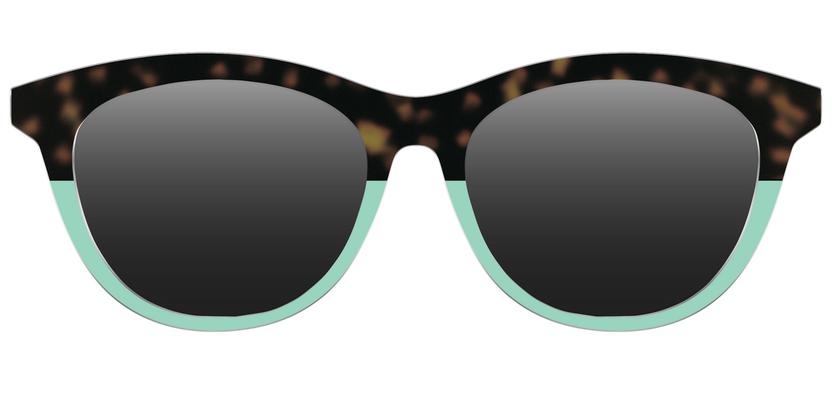 The Polarized Matcha Split Sun Top