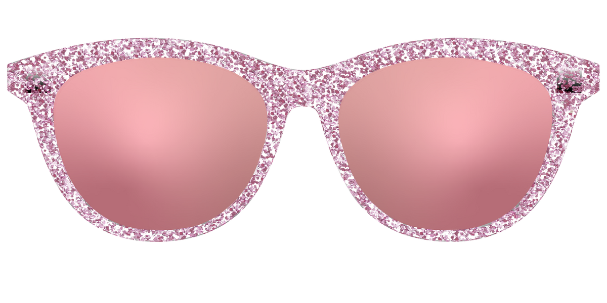 The Polarized Rose Gold Sparkle Sun Top