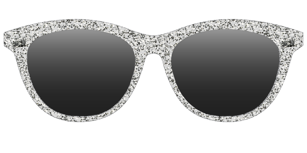 The Polarized Silver Sparkle Sun Top