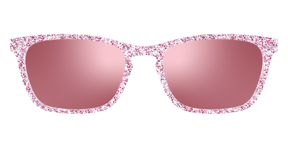 The Polarized Rose Gold Sparkle Sun Top