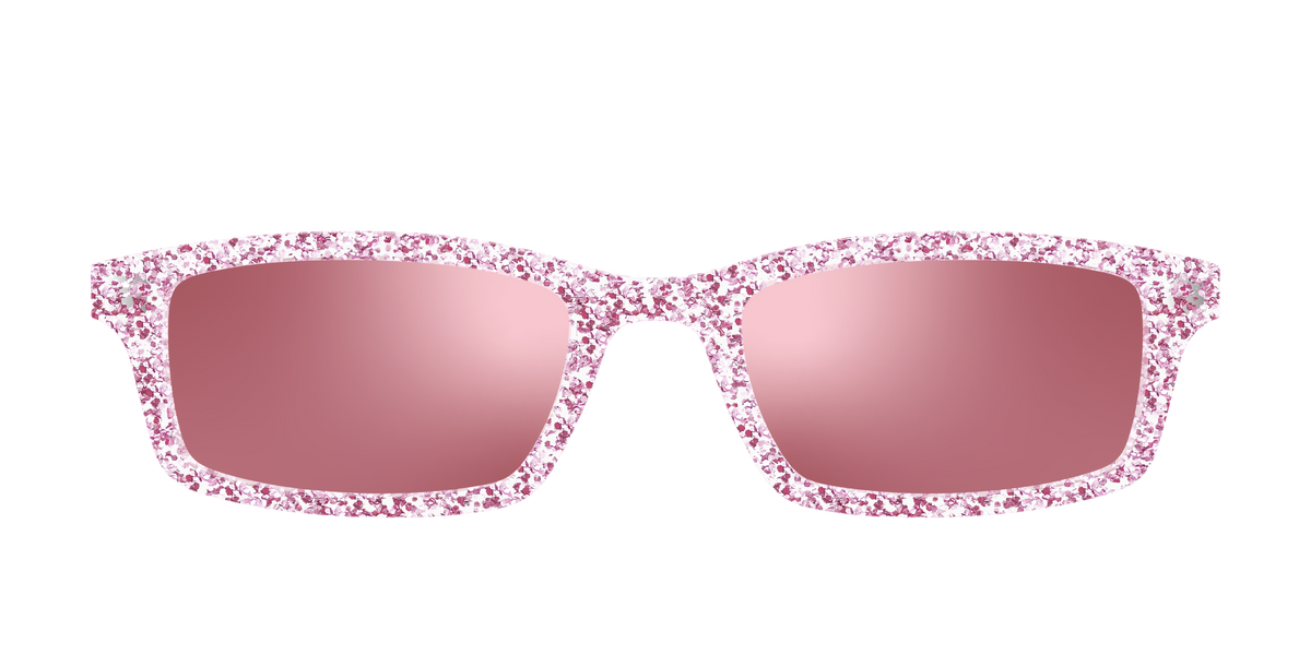 The Polarized Rose Gold Sparkle Sun Top