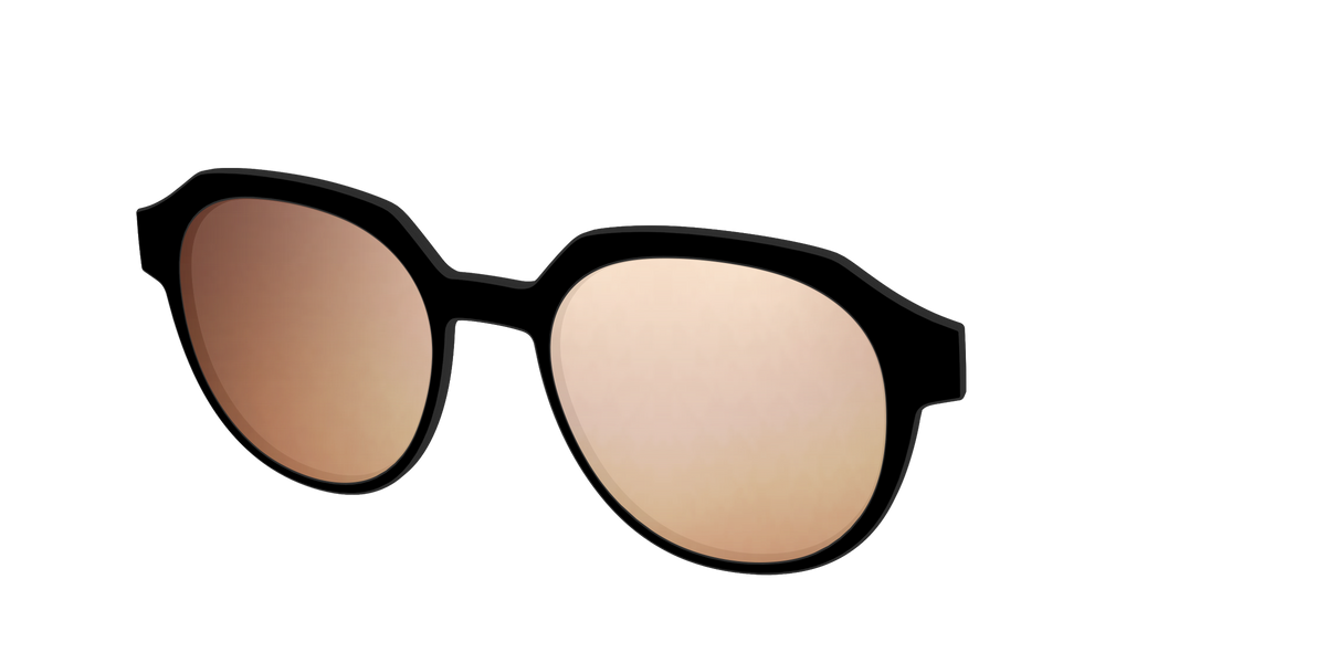The Polarized Gold Reflective Sun Top