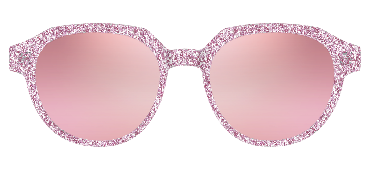 The Polarized Rose Gold Sparkle Sun Top
