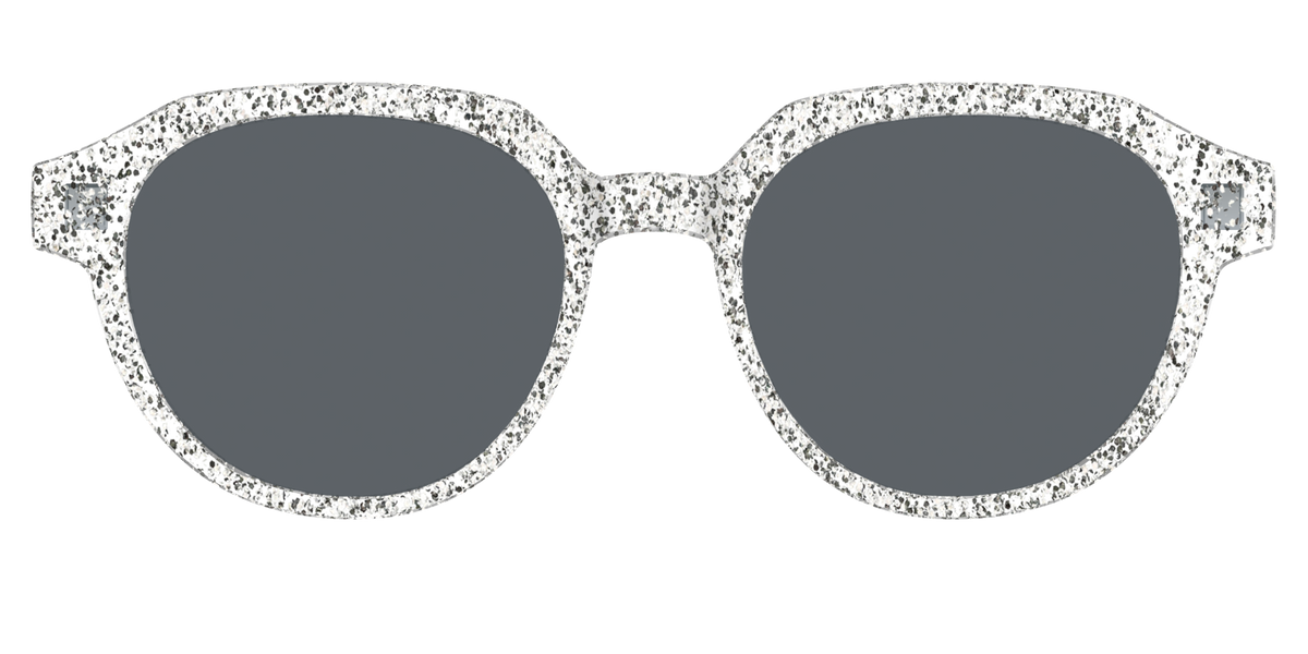 The Polarized Silver Sparkle Sun Top