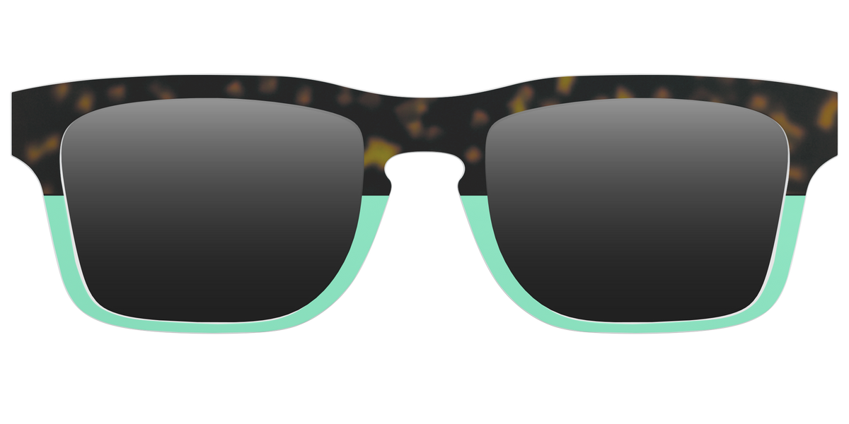 The Polarized Matcha Split Sun Top