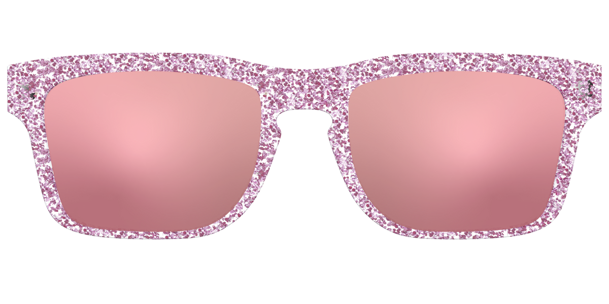 The Polarized Rose Gold Sparkle Sun Top