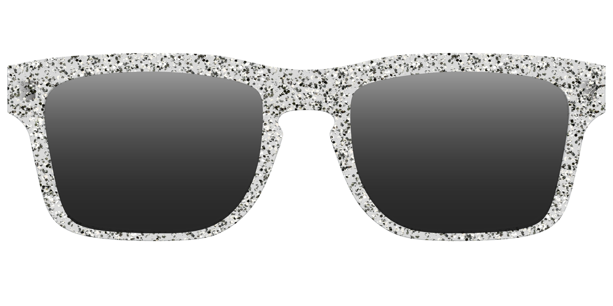 The Polarized Silver Sparkle Sun Top