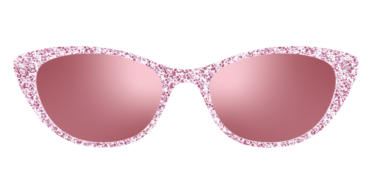 The Polarized Rose Gold Sparkle Sun Top