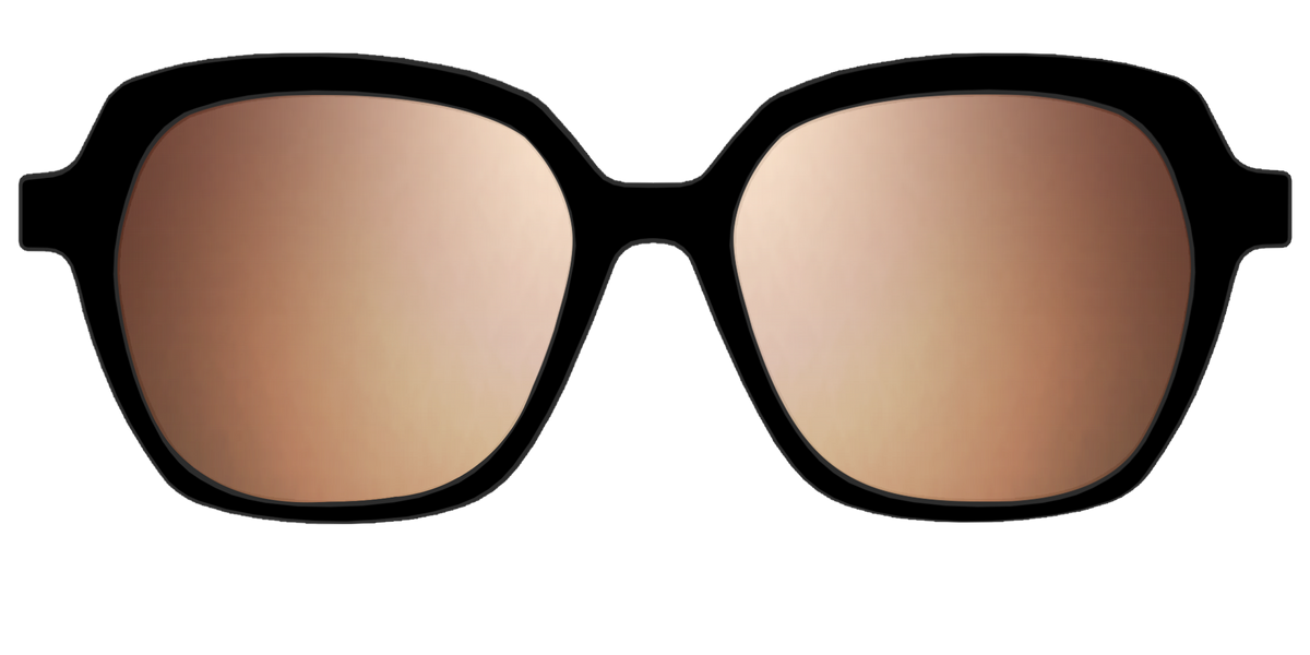 The Polarized Gold Reflective Sun Top