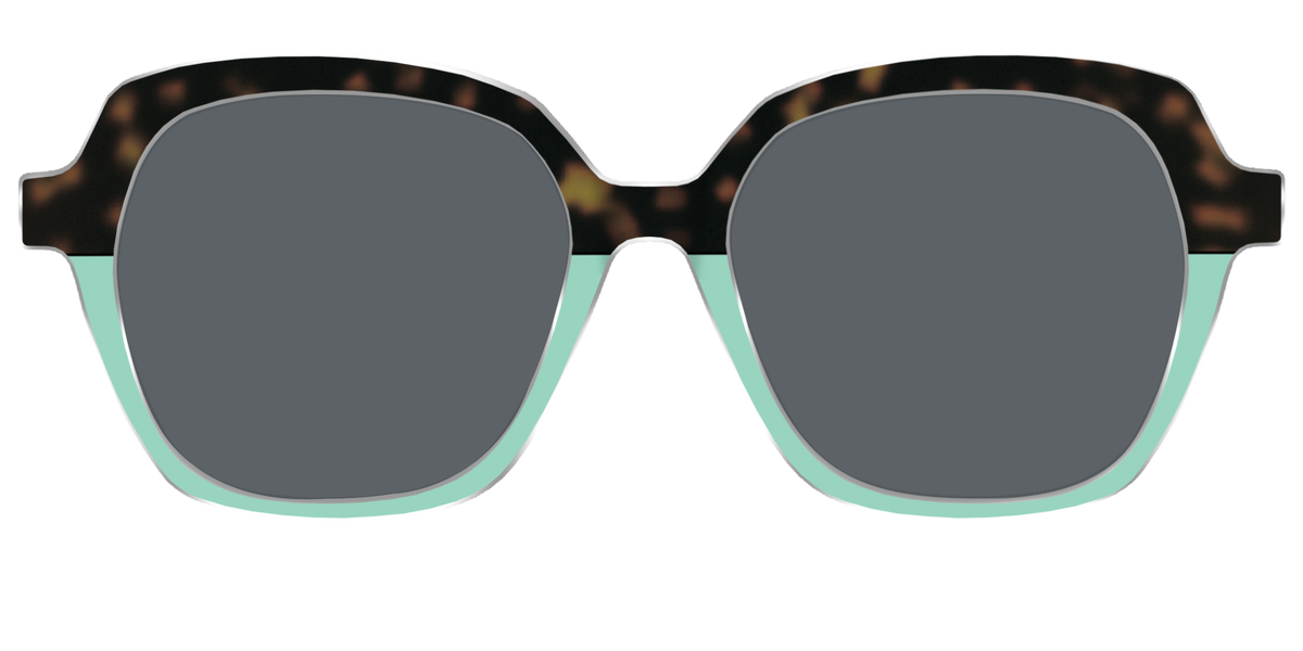 The Polarized Matcha Split Sun Top