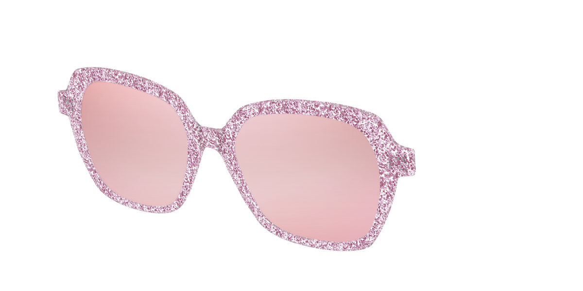 The Polarized Rose Gold Sparkle Sun Top
