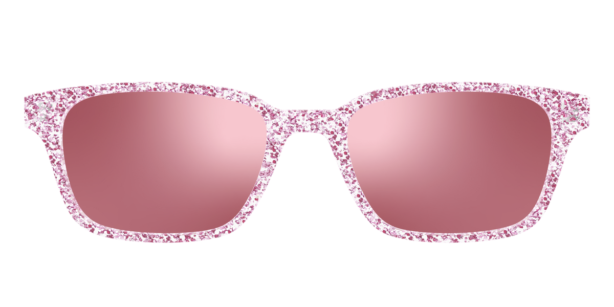 The Polarized Rose Gold Sparkle Sun Top