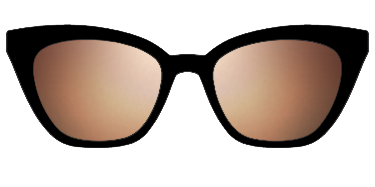 The Polarized Gold Reflective Sun Top