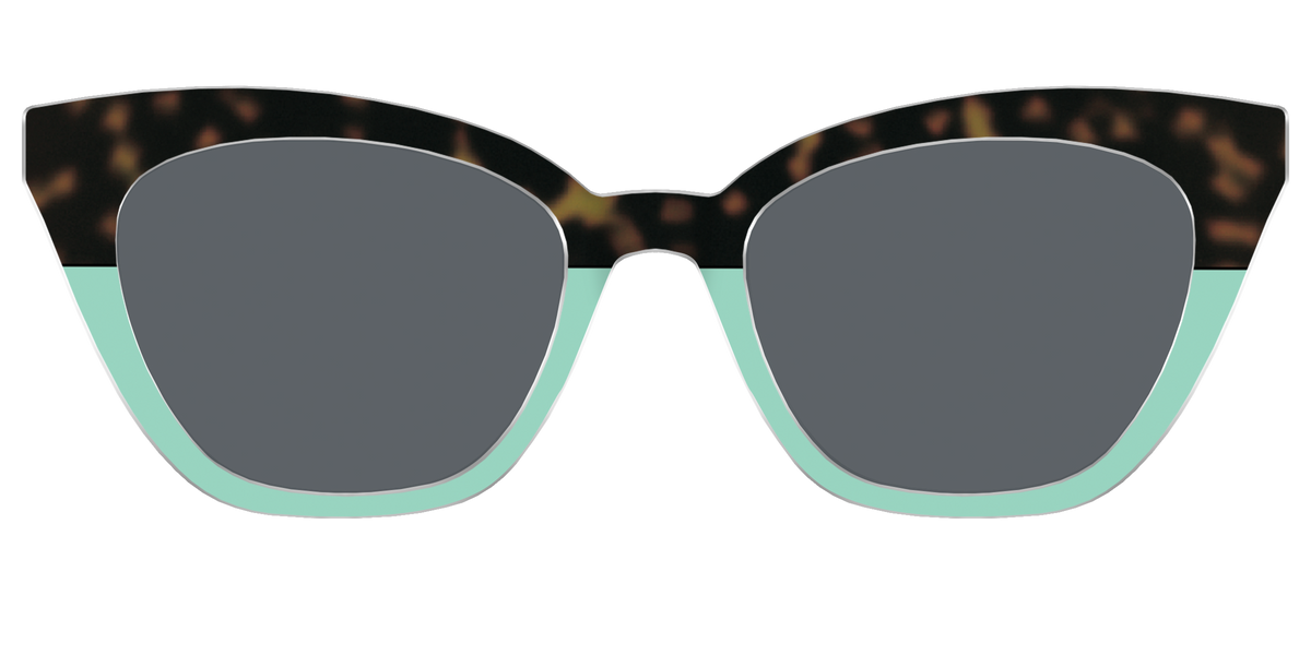 The Polarized Matcha Split Sun Top
