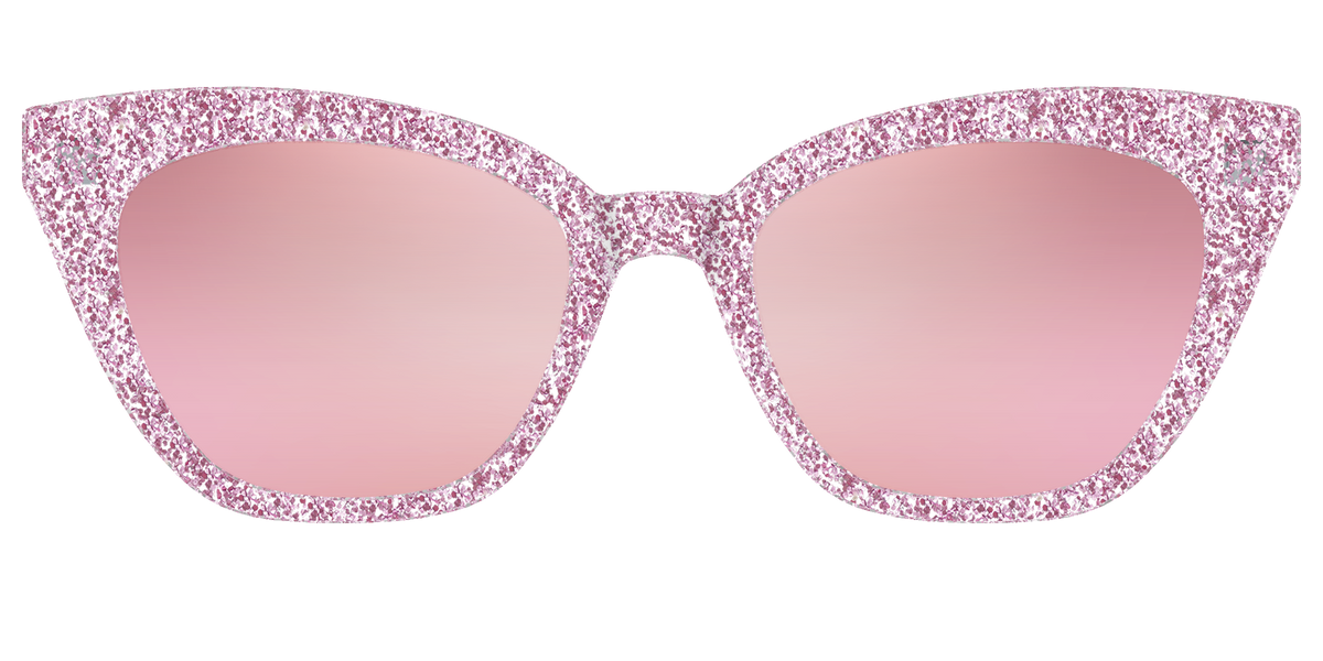 The Polarized Rose Gold Sparkle Sun Top
