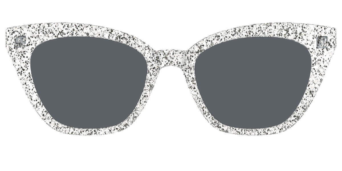 The Polarized Silver Sparkle Sun Top