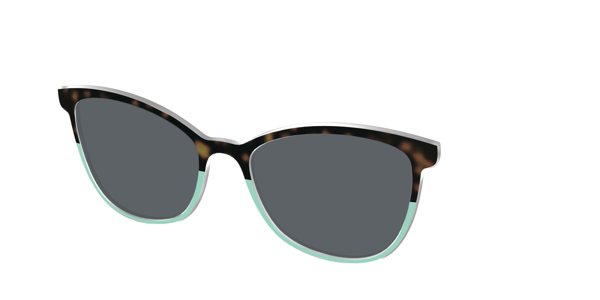 The Polarized Matcha Split Sun Top