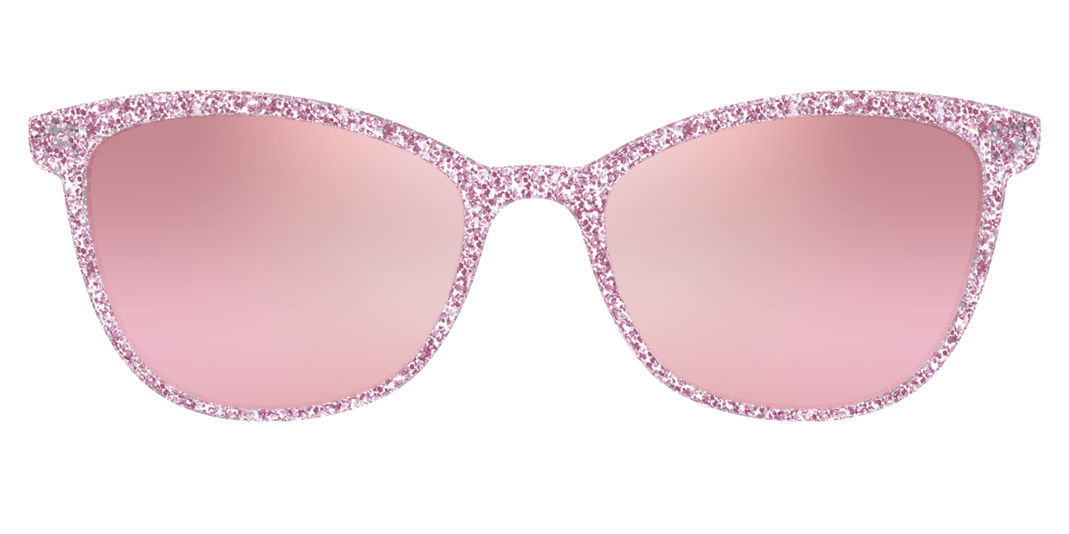 The Polarized Rose Gold Sparkle Sun Top