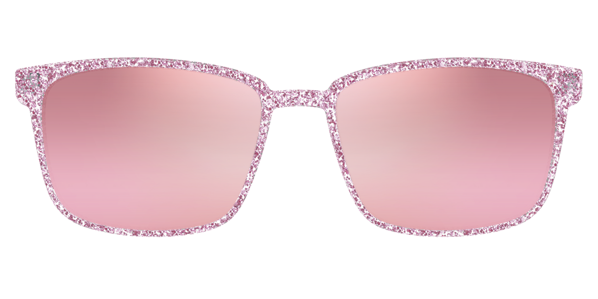 The Polarized Rose Gold Sparkle Sun Top