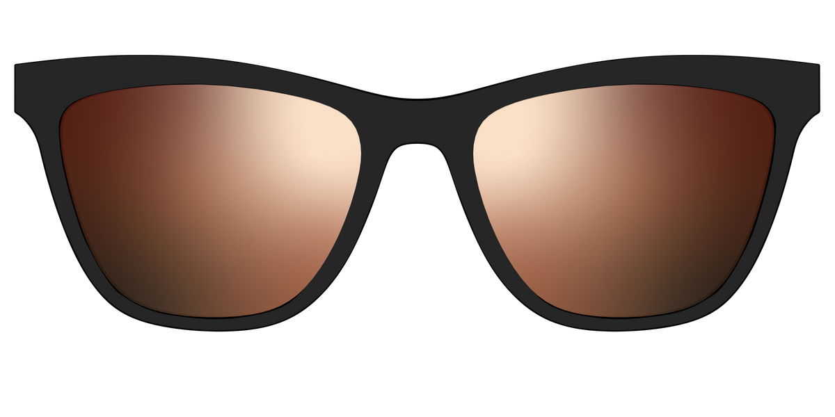 The Polarized Gold Reflective Sun Top