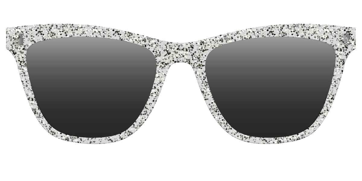 The Polarized Silver Sparkle Sun Top