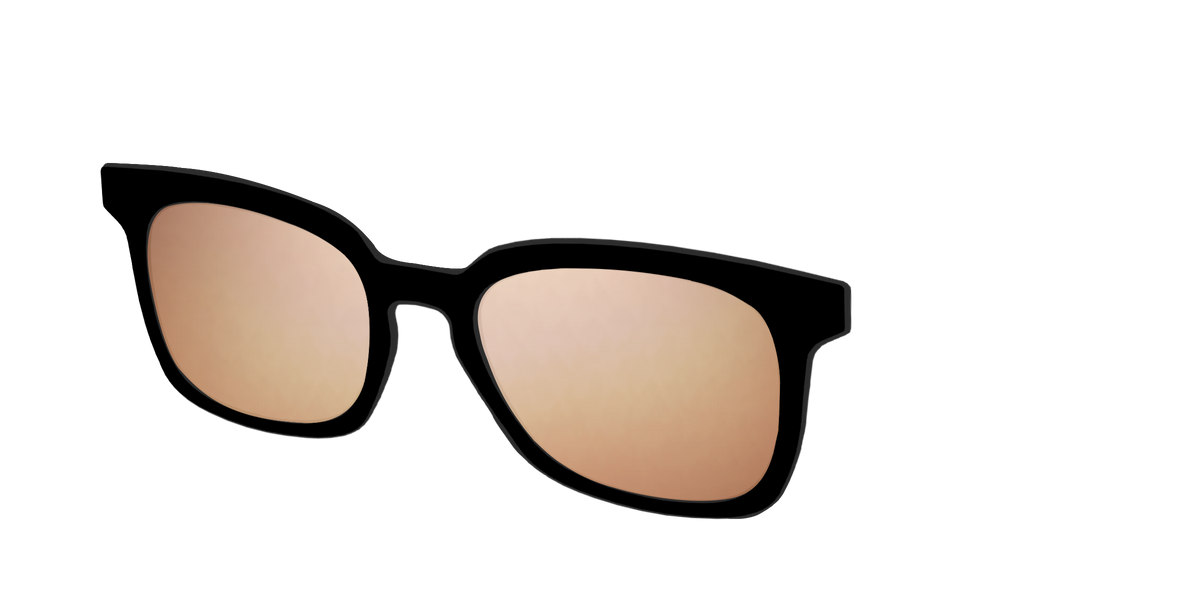 The Polarized Gold Reflective Sun Top