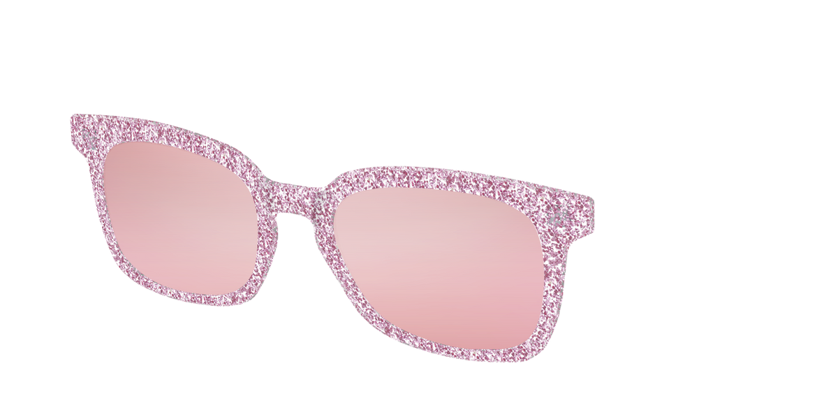 The Polarized Rose Gold Sparkle Sun Top