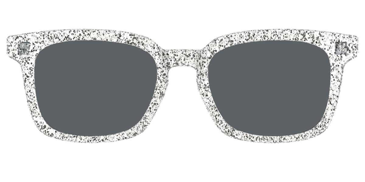 The Polarized Silver Sparkle Sun Top