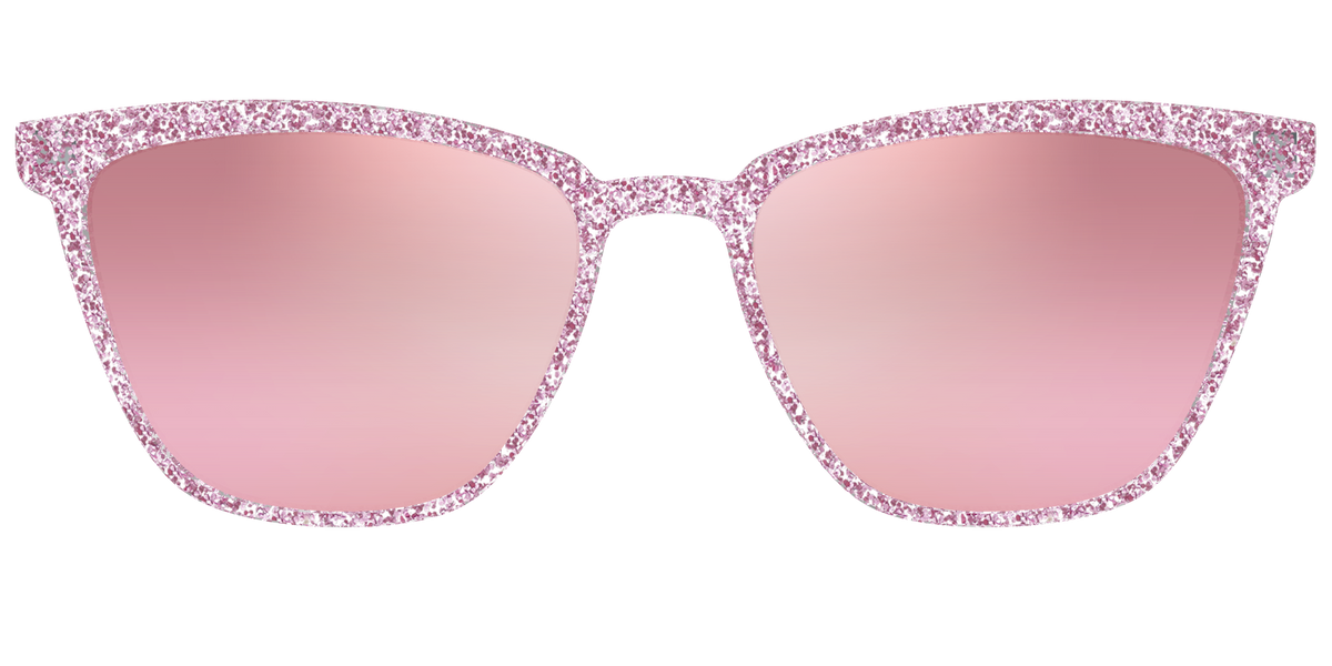 The Polarized Rose Gold Sparkle Sun Top