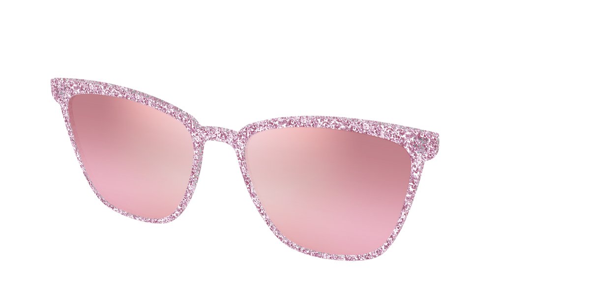 The Polarized Rose Gold Sparkle Sun Top