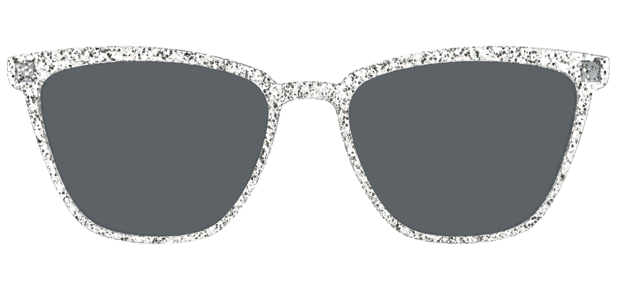 The Polarized Silver Sparkle Sun Top