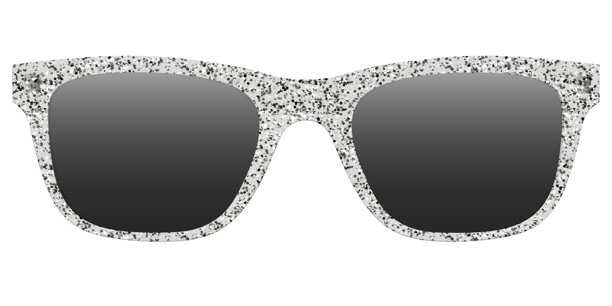 The Polarized Silver Sparkle Sun Top