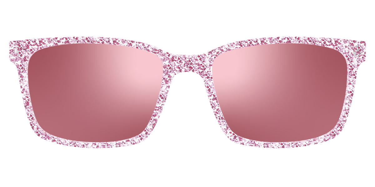 The Polarized Rose Gold Sparkle Sun Top