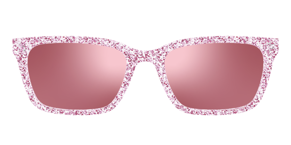 The Polarized Rose Gold Sparkle Sun Top