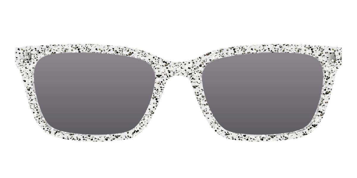 The Polarized Silver Sparkle Sun Top