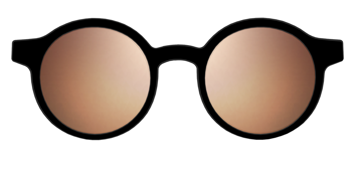 The Polarized Gold Reflective Sun Top