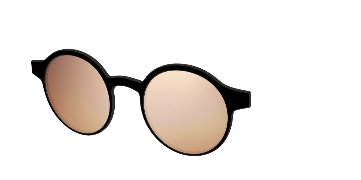 The Polarized Gold Reflective Sun Top