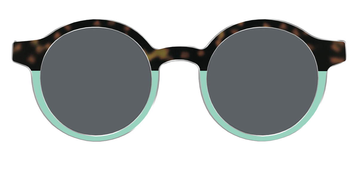 The Polarized Matcha Split Sun Top