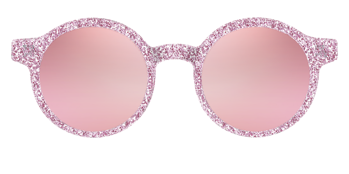 The Polarized Rose Gold Sparkle Sun Top
