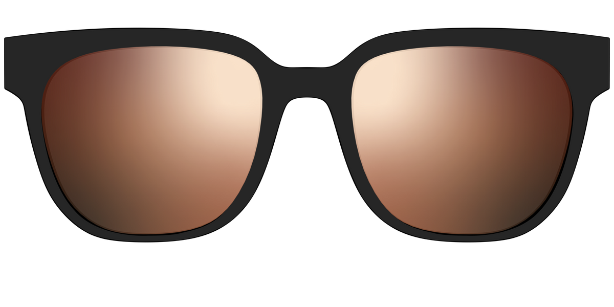 The Polarized Gold Reflective Sun Top