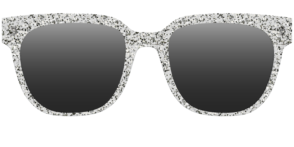 The Polarized Silver Sparkle Sun Top