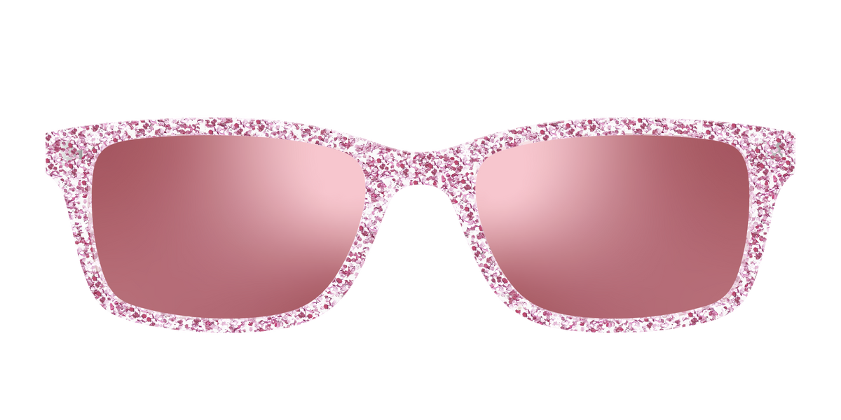 The Polarized Rose Gold Sparkle Sun Top