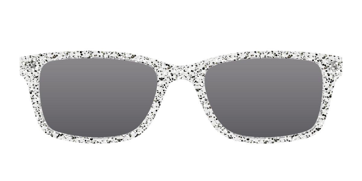 The Polarized Silver Sparkle Sun Top